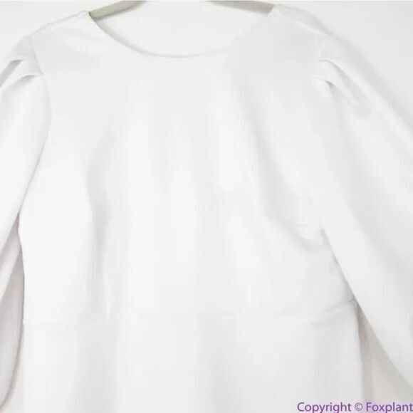 New!  Eloquii white Cutout Back Dress, 28‎ - Picture 4 of 16